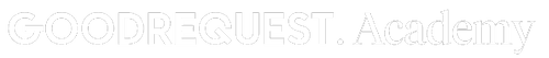 Logo vytvorené pre internú aktivitu spoločnosti GoodRequest - GoodRequest Academy.